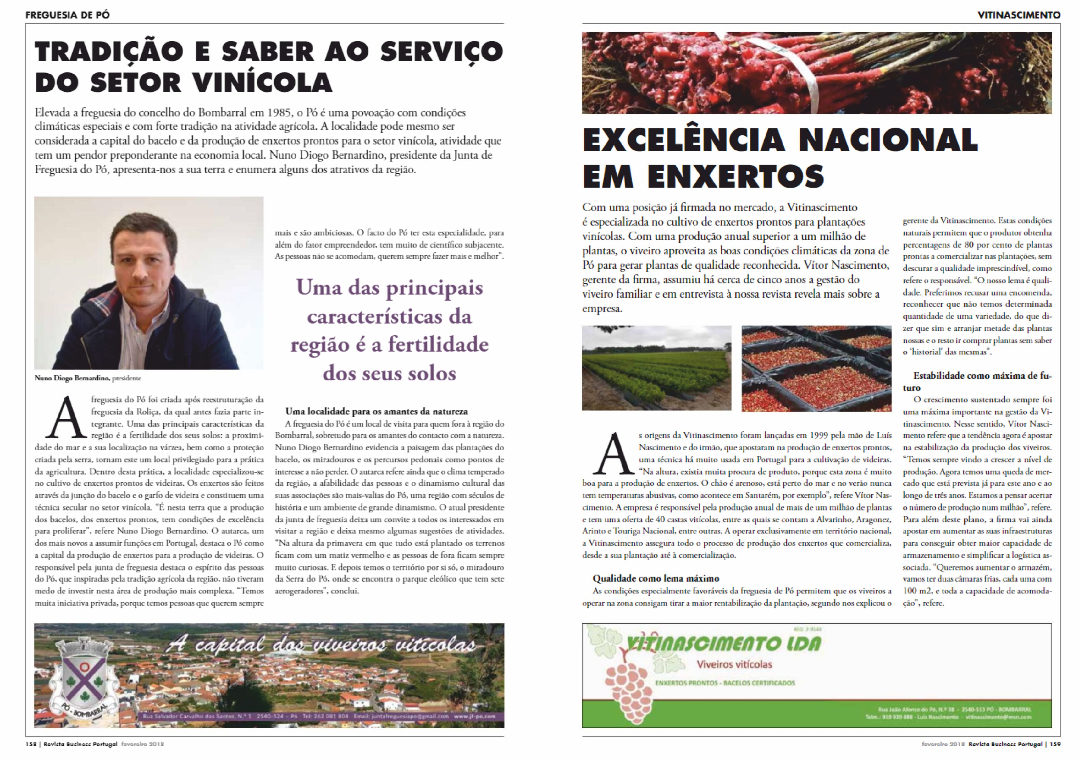 Vitinascimento na Business Portugal